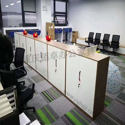 咖白套矮柜實(shí)拍圖