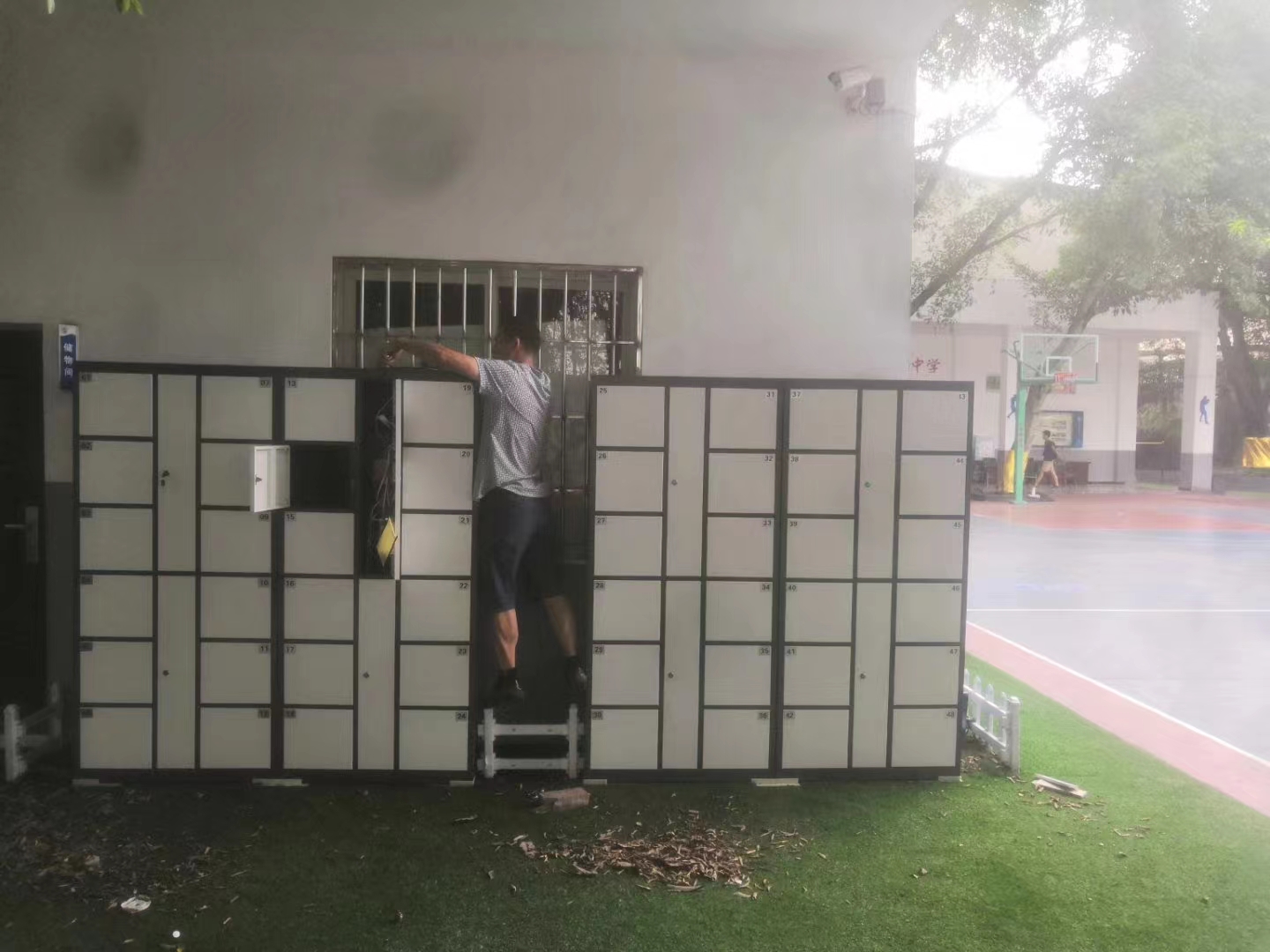 重慶存包柜交貨圖